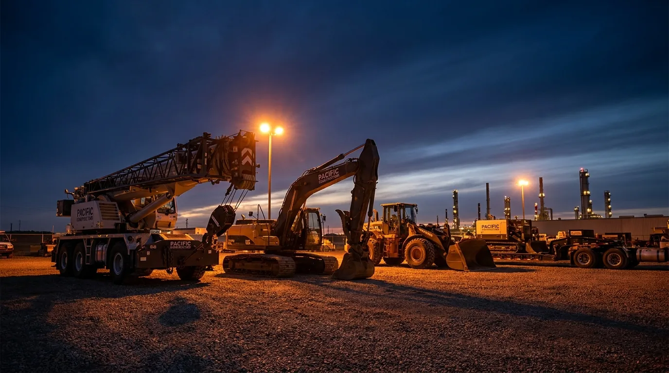 Heavy equipment fleet