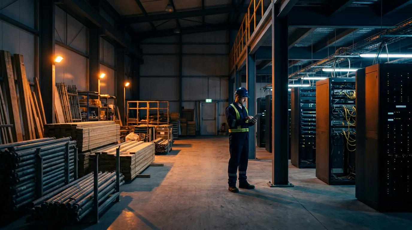 Industrial warehouse and IT infrastructure